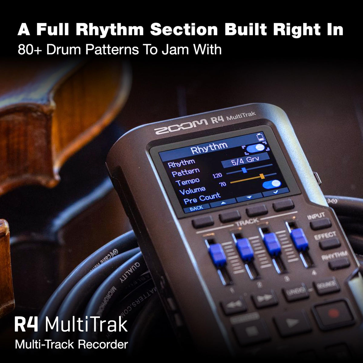 Multi-Track Recorder with 2 XLR/TRS Combo Inputs W58346