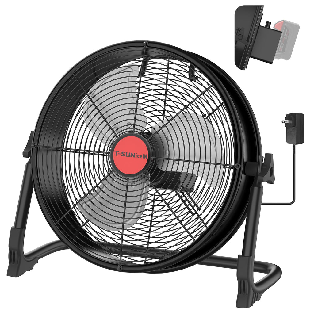 16" Battery Powered Cordless Floor Fan B97064