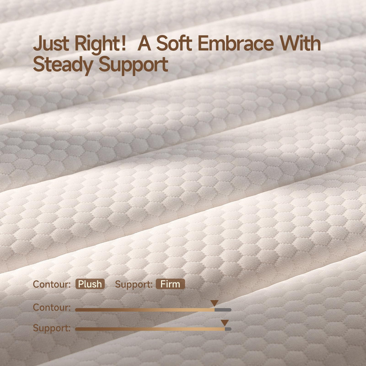 10 Inch Full Size Hybrid Mattress with Pocketed Coils & Gel Memory Foam A412508