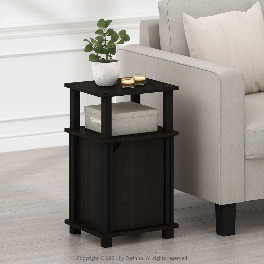 3-Tier Telephone Table with Cabinet, Set of 2 C299031