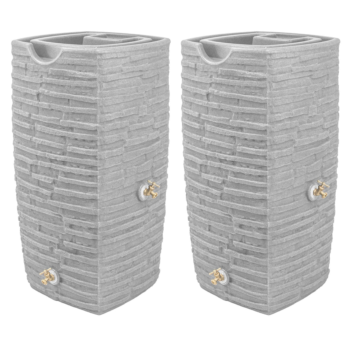Rain Water Collection Barrel, 2 Pack J619474