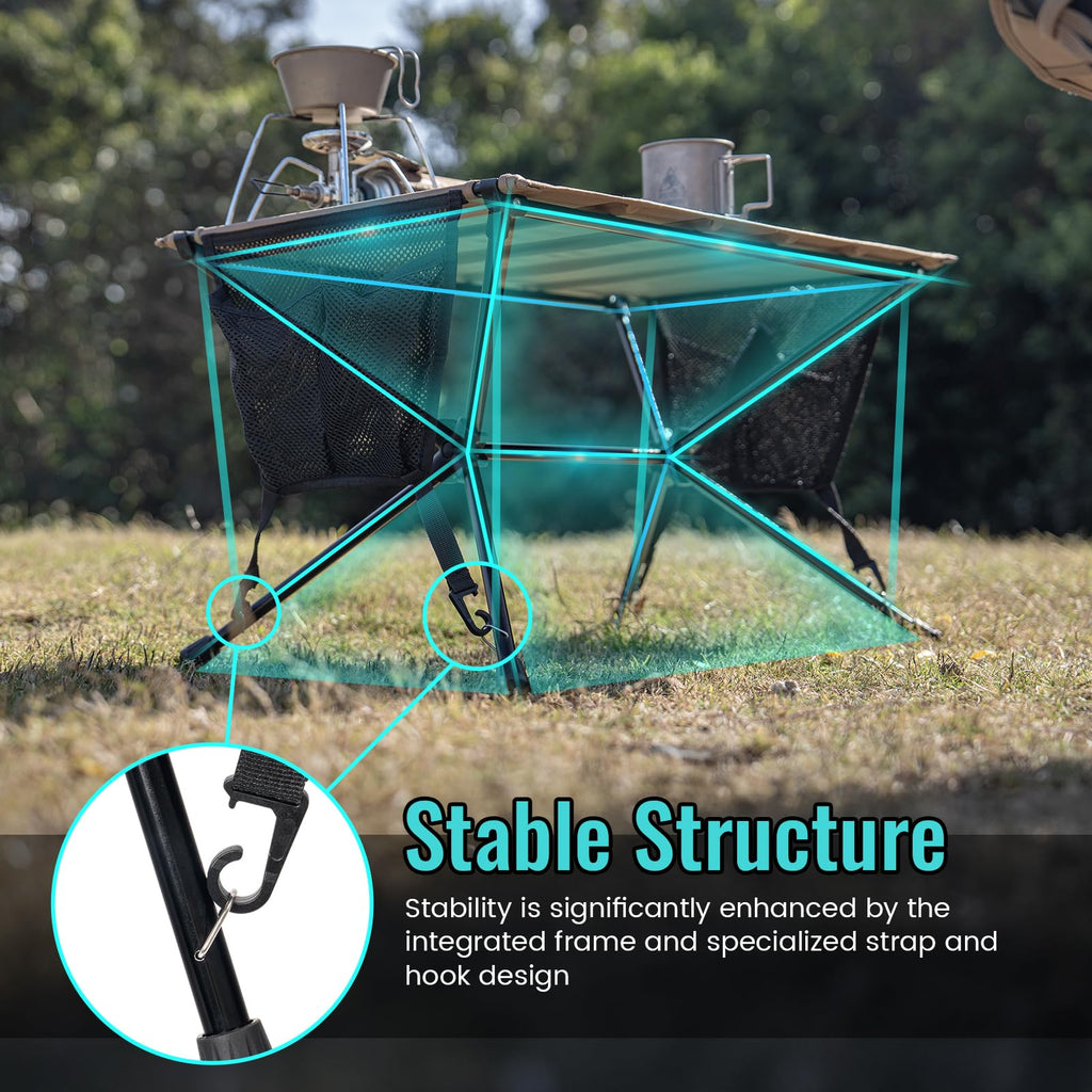Ultralight Foldable Camping Table 2.4 lbs C511
