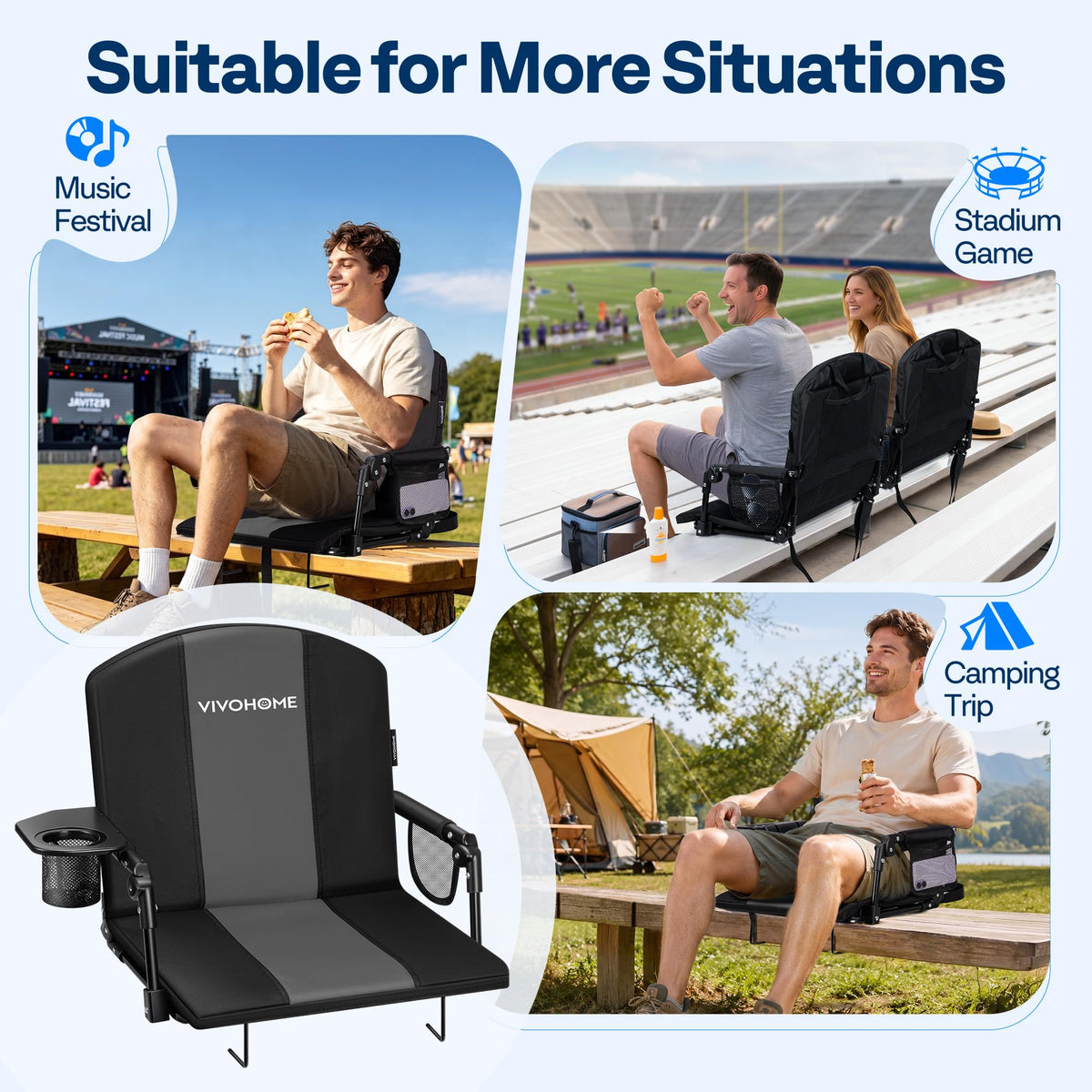 Stadium Seats with Back Support O577727