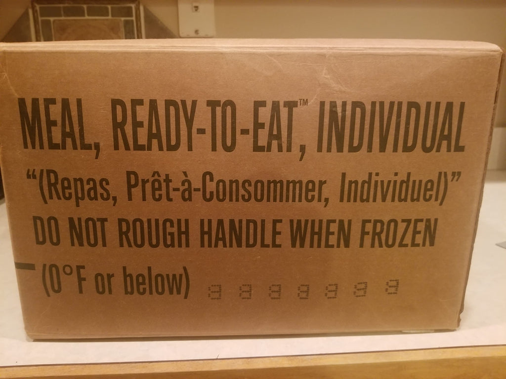 Case of 12 Military MREs B-Menu I335366
