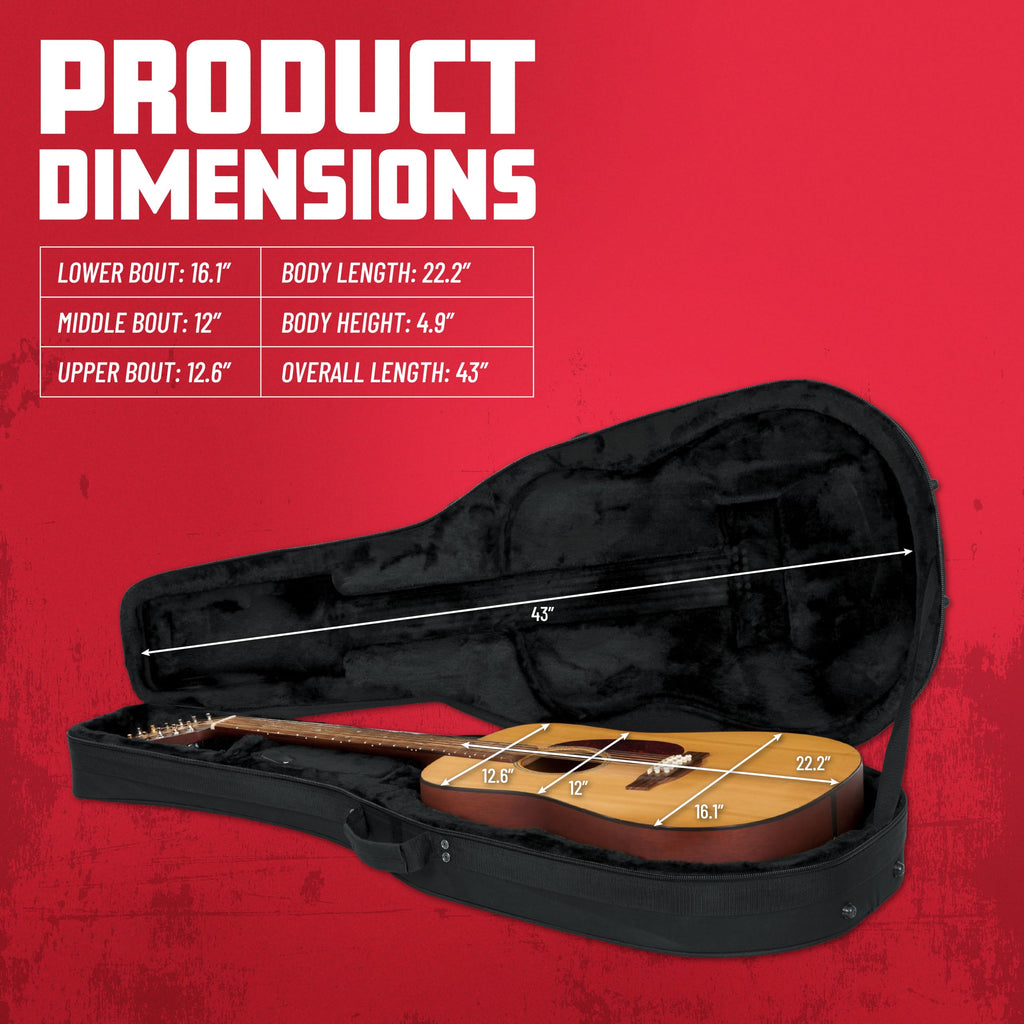 Lightweight Polyfoam Guitar Case I442593