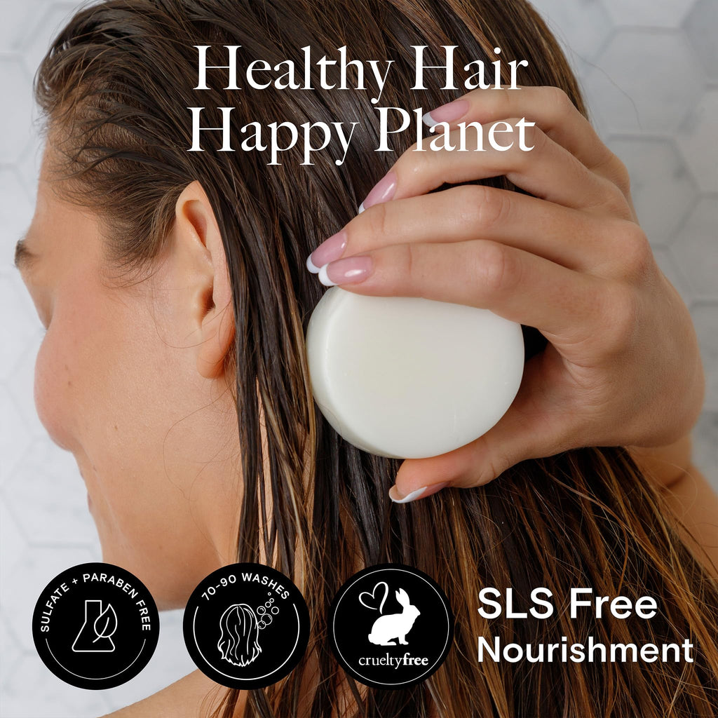 Bamboo Coconut Shampoo and Conditioner Bar Set X9648