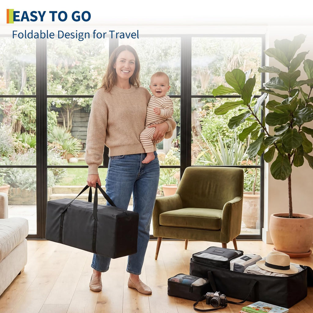 4 in 1 Pack and Play with Bassinet, Changing Table, Playpen and Carry Bag I409784