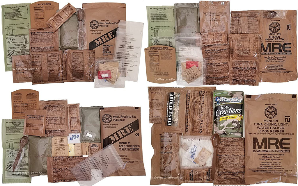 Case of 12 Military MREs B-Menu I335366