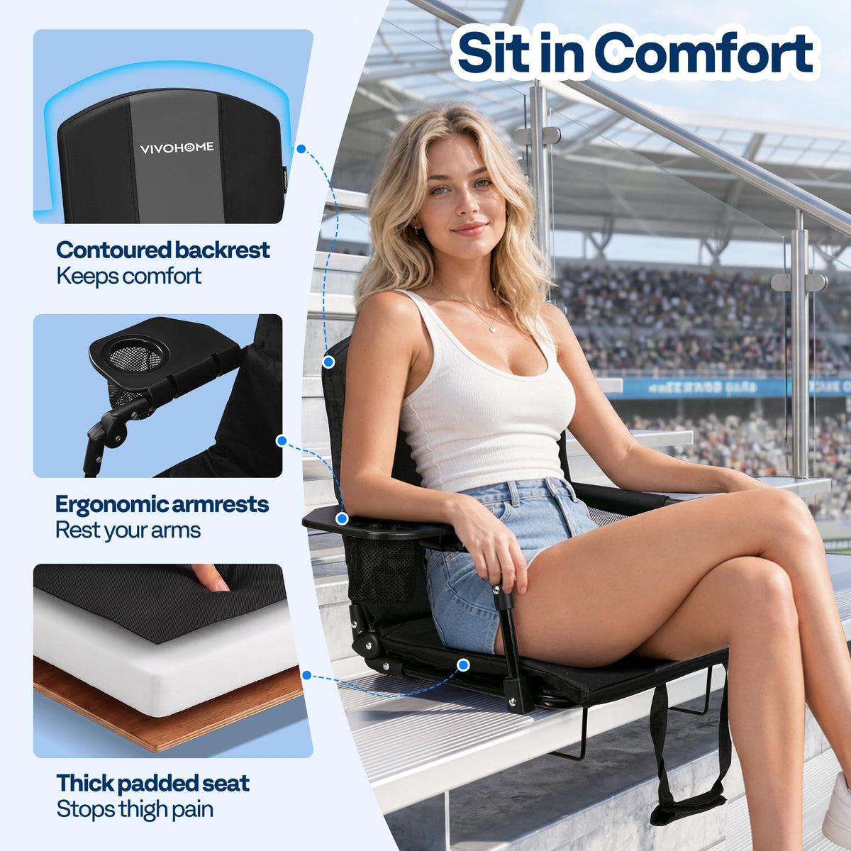 Stadium Seats with Back Support O577727