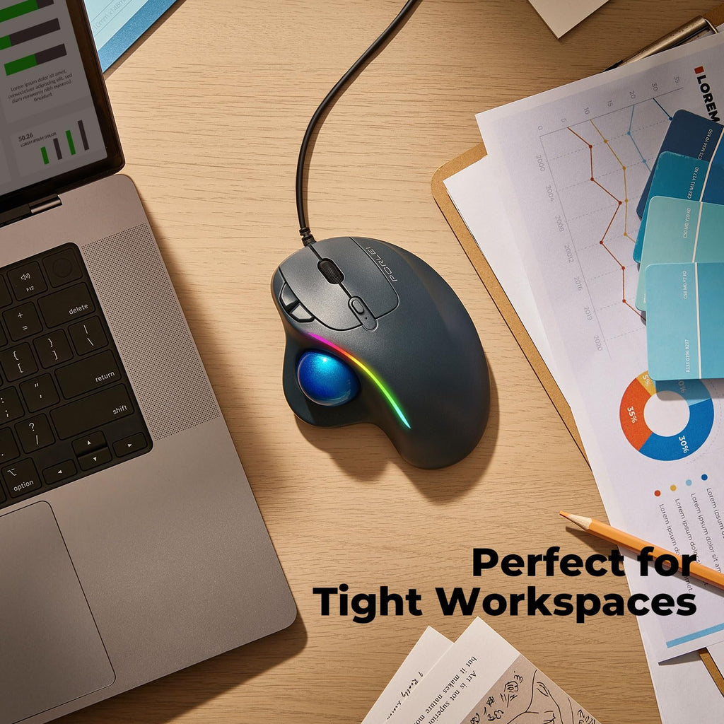 Ergonomic Trackball Mouse C733179