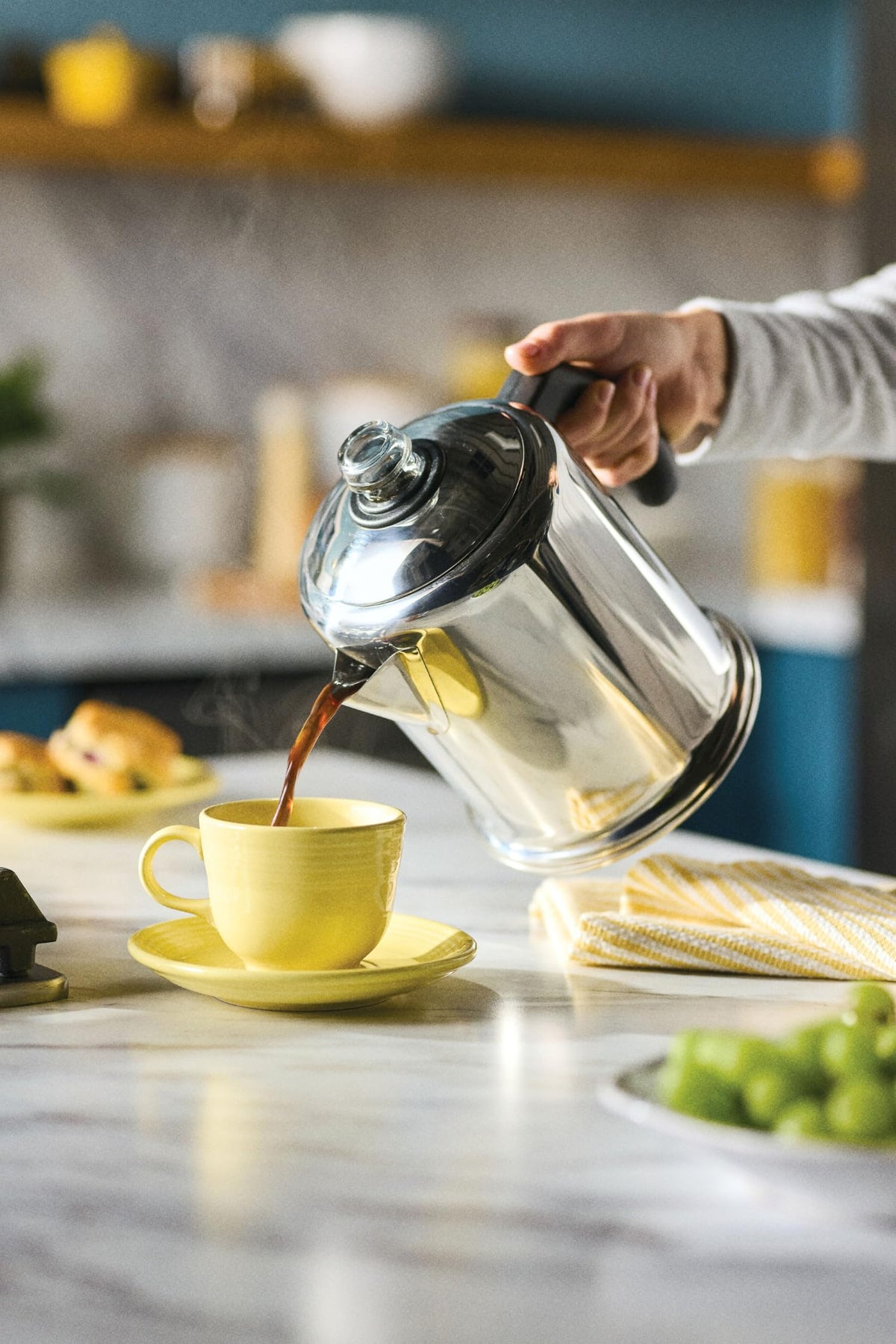 Stainless Steel 8-Cup Coffee Percolator P45830