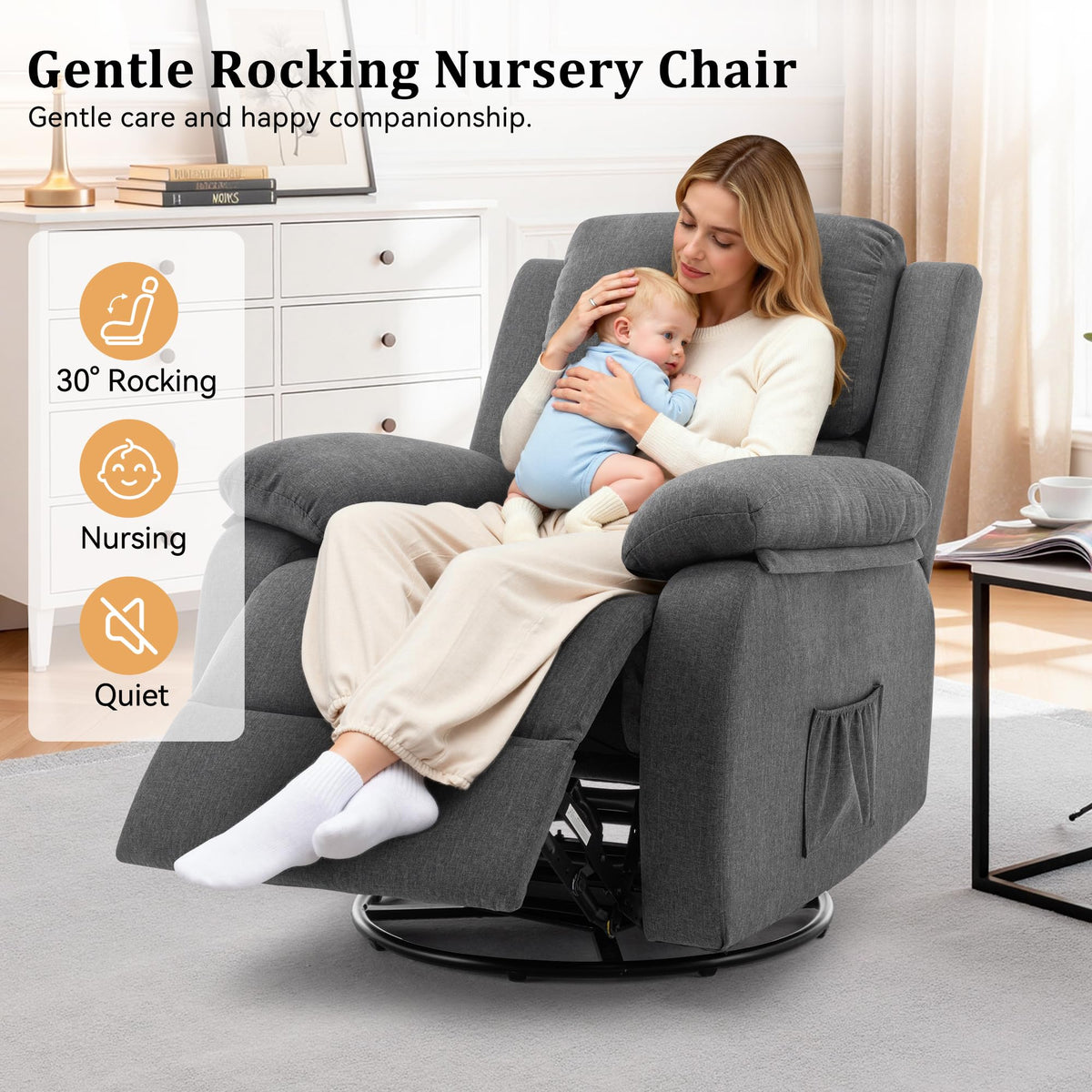 360 Swivel Rocker Recliner Chair W365551