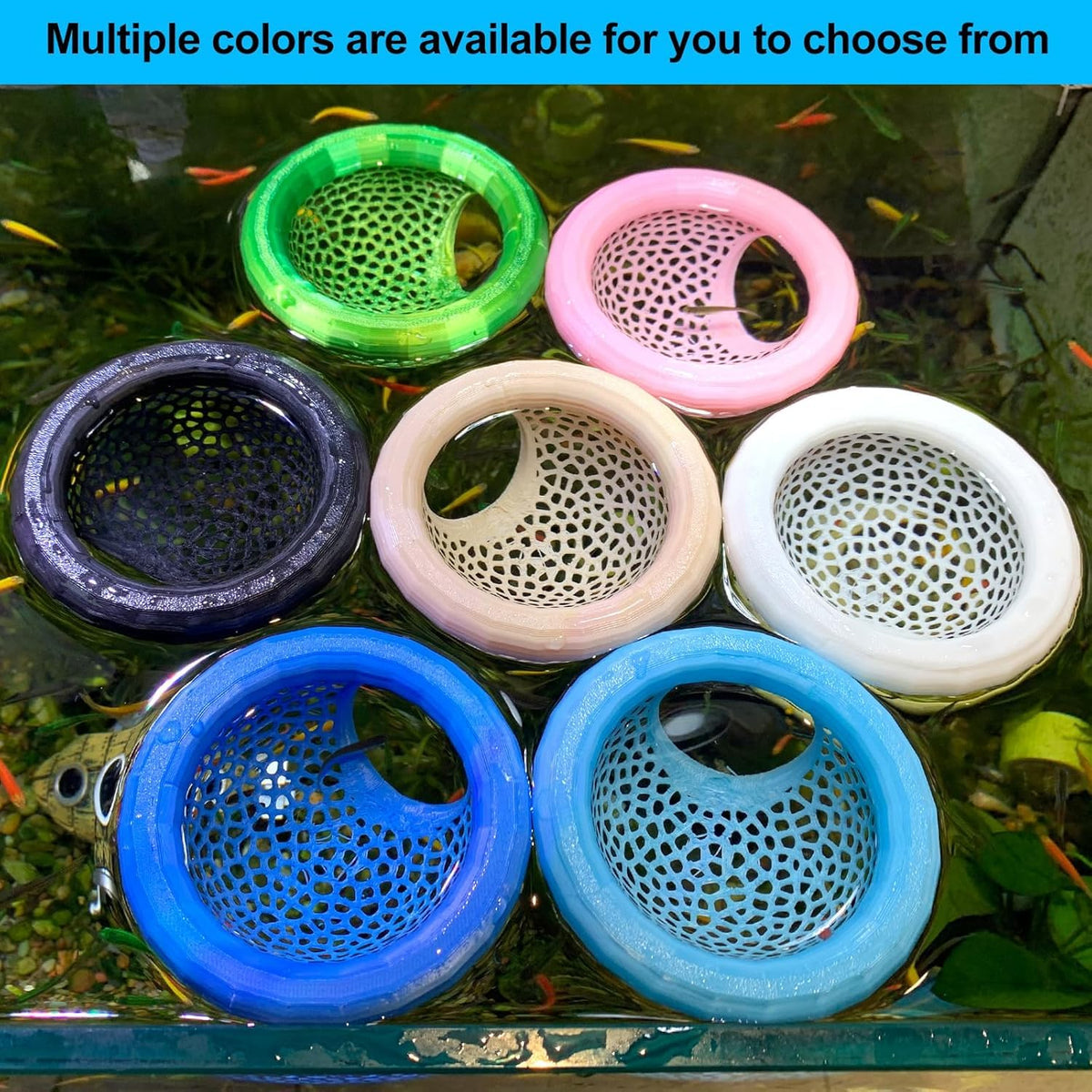 White Floating Betta Fish Hammock Bed and Hide Cave L9983