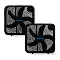 Black 3 Speed 20in Floor Box Fan, 2 Pack B321