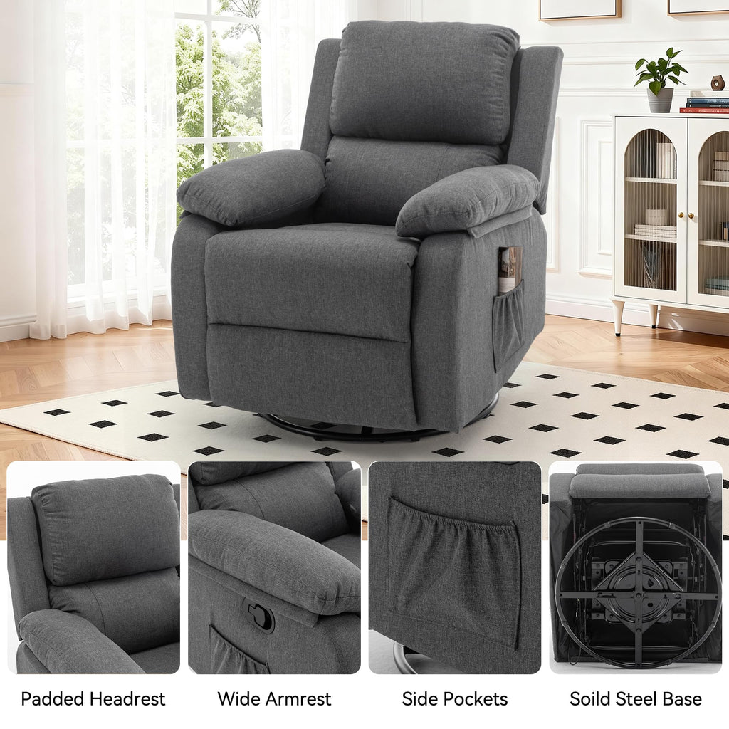 360 Swivel Rocker Recliner Chair W365551