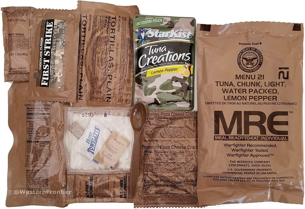 Case of 12 Military MREs B-Menu I335366