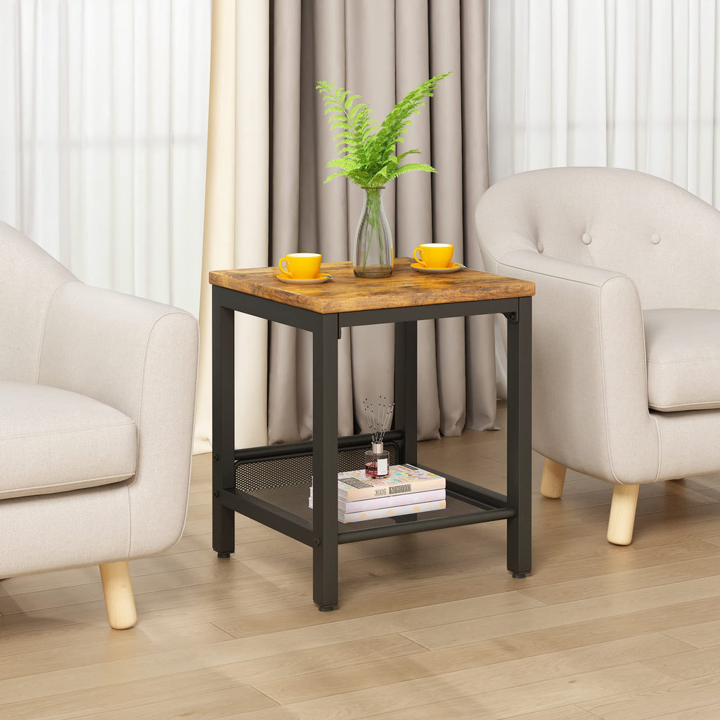 3 Pieces Coffee Table Set with 2 End Side Tables D4459