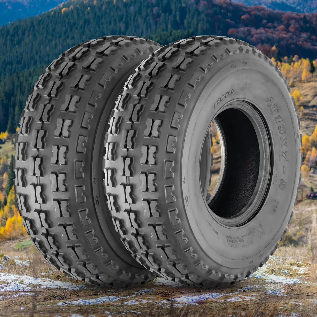 19x7-8 ATV Tires Set of 2 Tubeless All Terrain Q228497