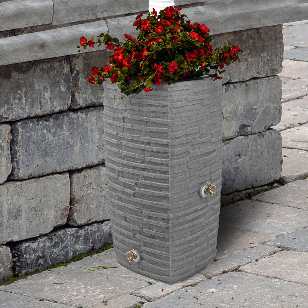 Rain Water Collection Barrel, 2 Pack J619474