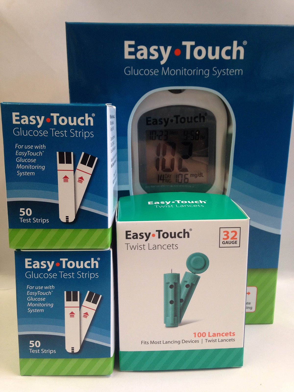 Glucose Test Strips 100ct with 32g Lancets M4810
