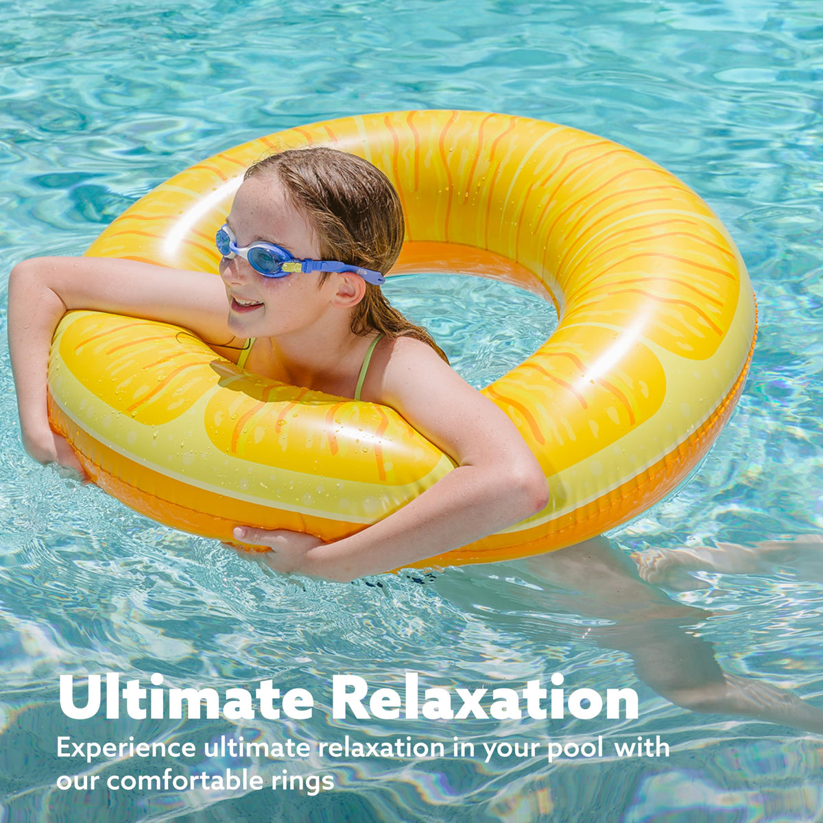 4 Pack Inflatable Pool Floats Q349