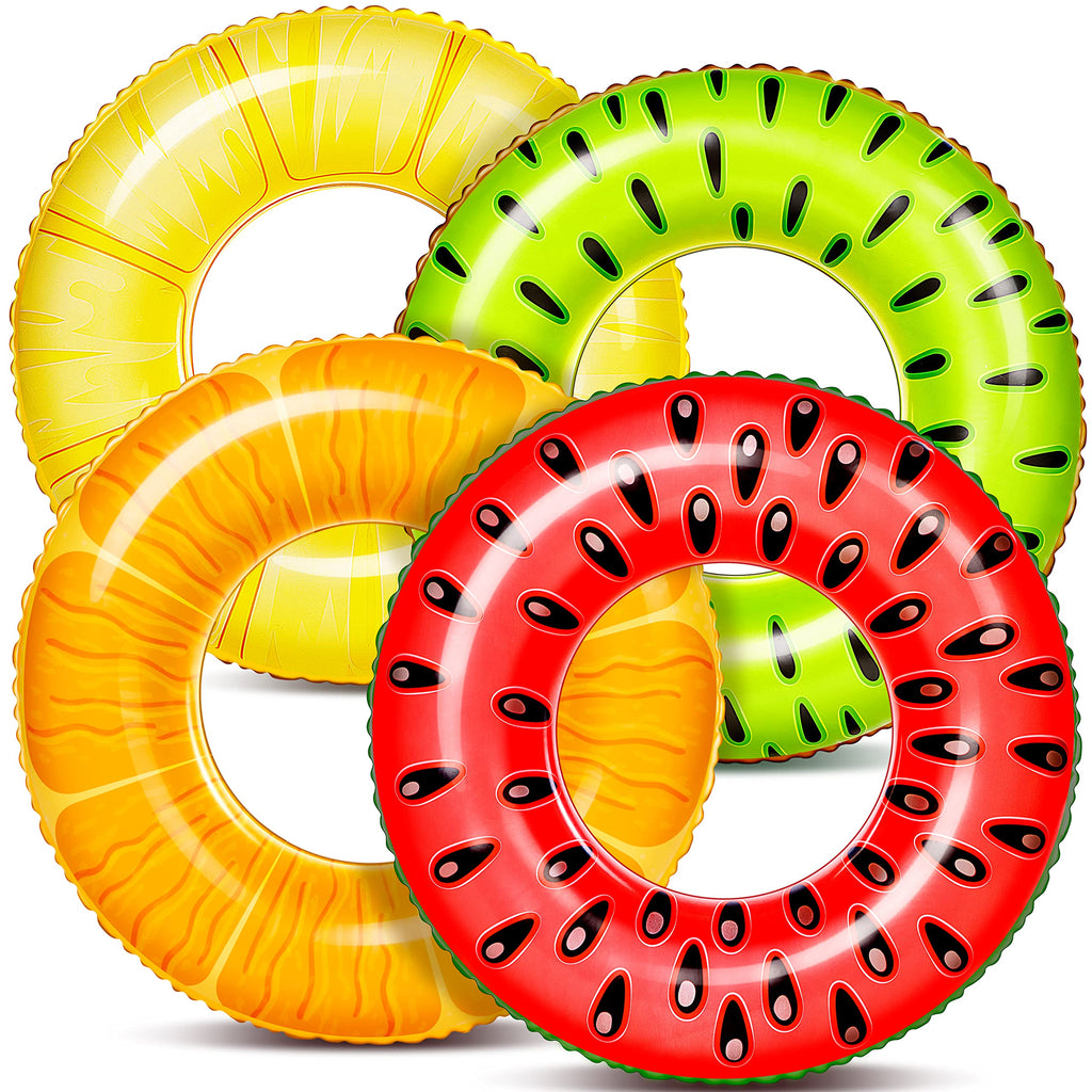 4 Pack Inflatable Pool Floats Q349