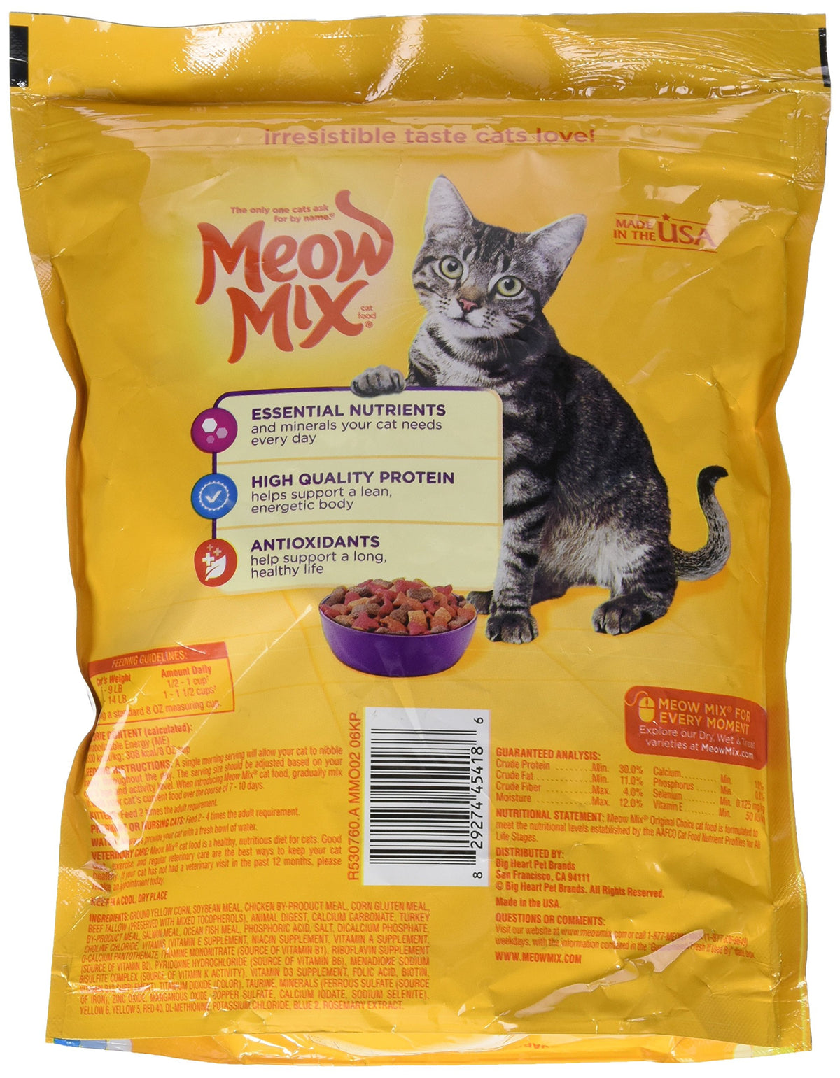 Original Dry Cat Food 18-Ounce U650