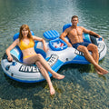 Heavy Duty Inflatable River Tube Float with 2 Cup Holders N828
