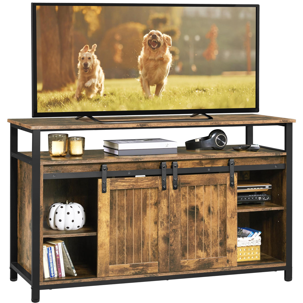 Tall Farmhouse TV Stand for 65 Inch TV Z45659