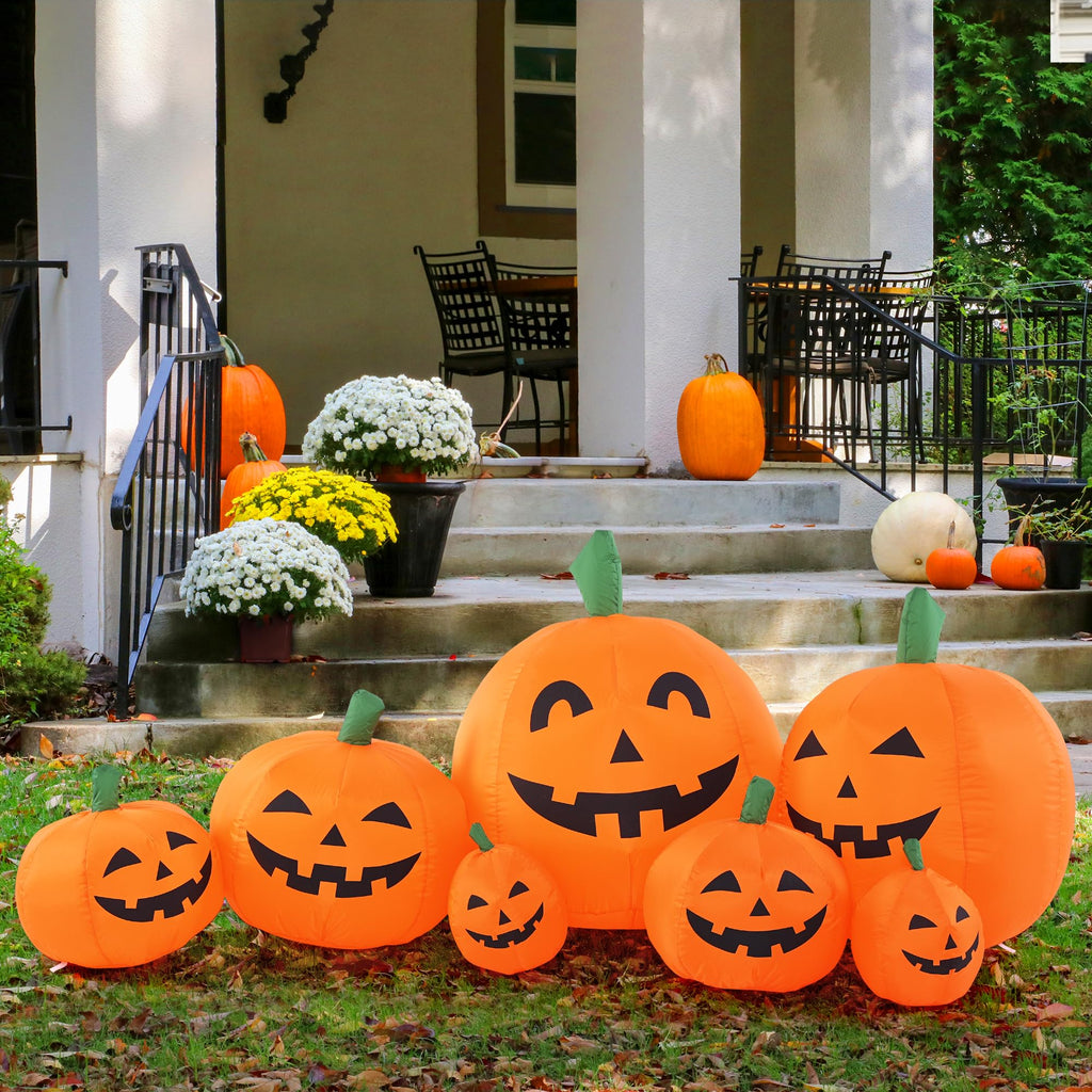 7.5FT Inflatable Outdoor Decoration Pumpkin Z37439