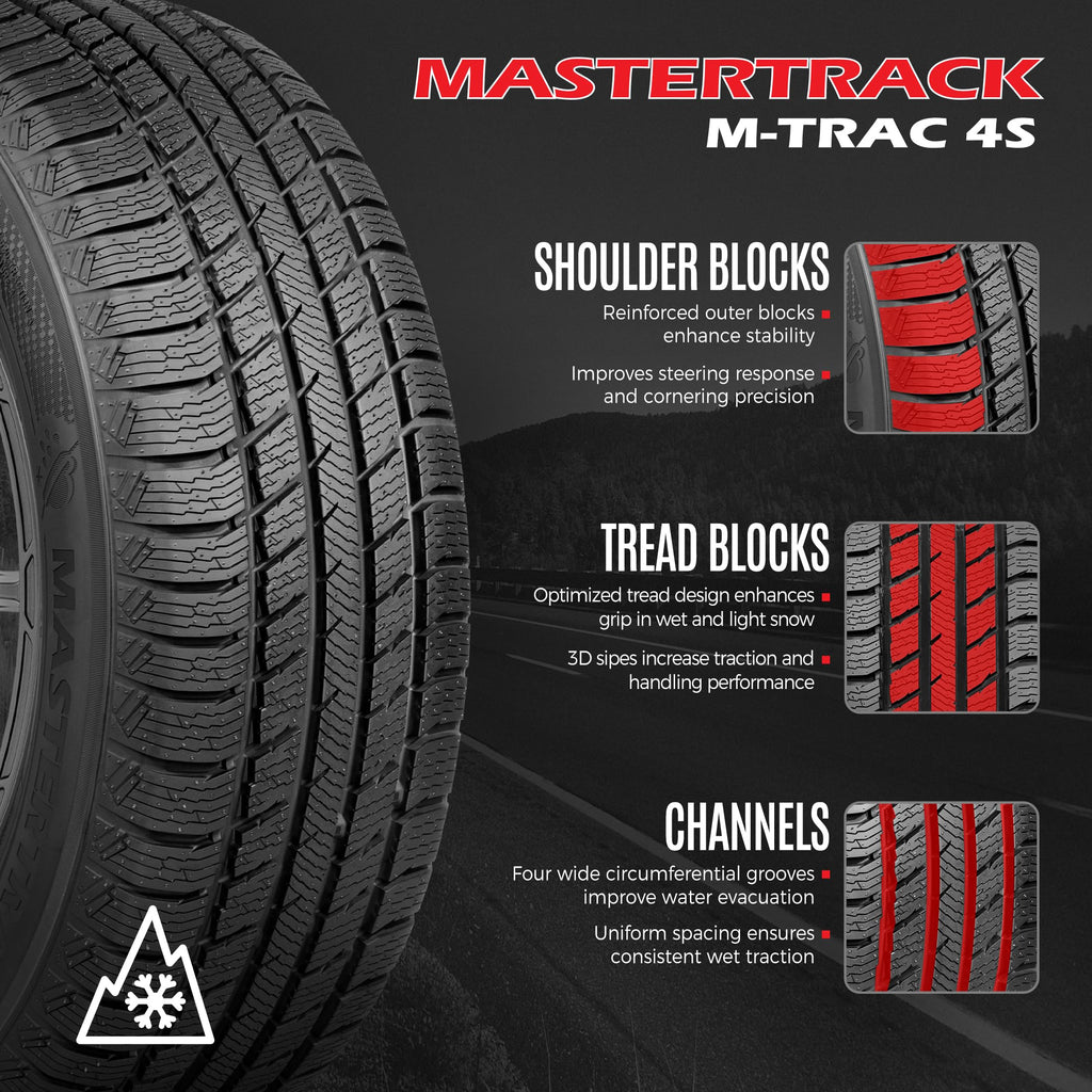 4 Sets Passenger Touring Tires K519